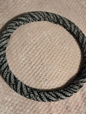 Hoonigan Steering Wheel Cover Black White – Universal Fit
